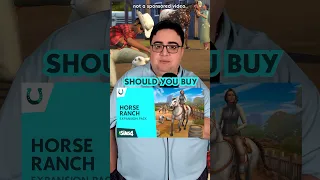 Is The Sims Horse Ranch Worth it ? #shorts