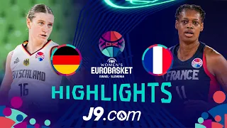 Germany 🇩🇪 vs France 🇫🇷 | J9 Highlights | FIBA #EuroBasketWomen 2023