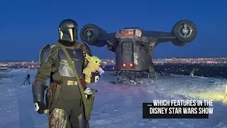 Mandalorian Fan Builds Life-Size Replica of Razor Crest Spaceship