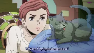 JJBA  Diamond is Unbreakable - Shinobu's Encounter With A Stray Cat