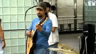 New York : Music underground World music In Time square subway station