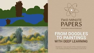 From Doodles To Paintings With Deep Learning | Two Minute Papers #57