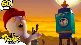 RABBIDS INVASION |1h Compilation : Objective Moon! | New episodes | Cartoon for kids