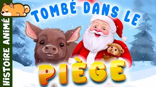 Père Noël Est tombé dans le piège🎅Histoire pour s'endormir | Conte pour enfant, Sanglier, Coincé