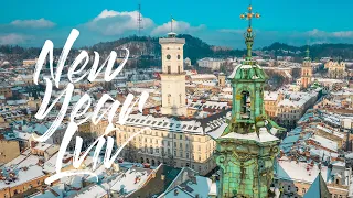 Новий рік Львів Зима 2022 New Year Lviv  winter UKRAINE travel То є Львів