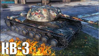 Рекордный бой на КВ-3 ✅ World of Tanks ТТ-7 СССР