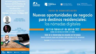 Entrevista Hoy por Hoy Cadena Ser Alicante. Curso nómadas digitales Univ. Alicante (Sede Torrevieja)