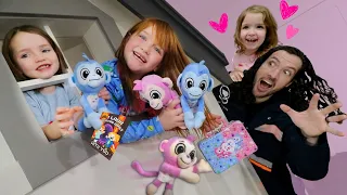 BABY MONKEY BUDDiES 🍼🐒  new Valentines Surprises from Adley & Niko & Navey & Dr Mom & Delivery Dad