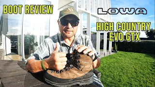 LOWA High Country EVO GTX Boot Review by Thane Young