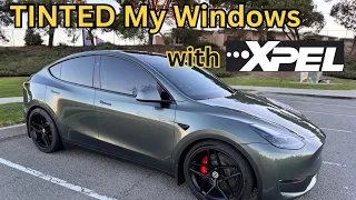 Tinted my Model Y with XPEL Prime XR Plus 🔥