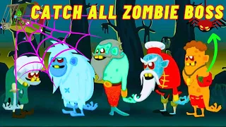 CATCH THREE ZOMBIE BOSS AT A TIME || ZOMBIE CATCHERS | VERY TOUGH GAME