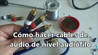 [Tutorial] Cómo hacer cable de audio, nivel audiófilo