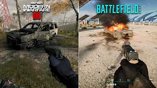 Modern Warfare III vs Battlefield 2042 - Physics and Details Comparison