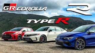 GR Corolla vs Type-R vs Golf R – Remember Hot Hatches? | Everyday Driver