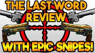 OP SNIPES WITH THE LAST WORD! FUNNY! (The Last Word Review) | Destiny 2 Gameplay