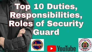 Top 10 Duties and Responsibilities of Security Guard