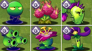 All SHADOW Plants Power-Up! in Plants vs Zombies 2 Final Bosses