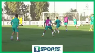 El ENTRENAMIENTO del Real Madrid previo a RECIBIR al Sheriff Tiraspol en el Santiago Bernabéu