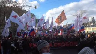 В Москве в годовщину гибели Немцова прошло памятное шествие