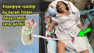 Köpeğiyle İşlediği Bu Haram Fiilden Dolayı Rahmi Zarar Gördü! Tüyleri Ürperten Bir Hikaye...