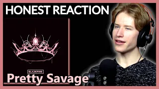 HONEST REACTION to BLACKPINK - Pretty Savage | THE ALBUM Listening Party PT1