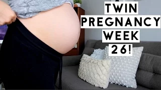 TWIN PREGNANCY VLOG- WEEK 26! Sciatica/Congestion/Weight Gain