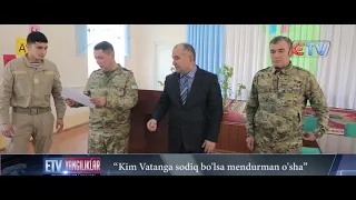 Kim yurtiga sodiq bo'lsa mendirman o'sha