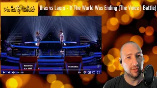 Ilias vs Laura - If The World Was Ending | JP Saxe & Julia Michaels (The Voice Battle) Reaction