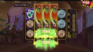 Dinopolis Slot - 3 Stacked Wild Reels MEGA WIN!