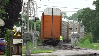 Caught On Camera! Norfolk Southern Train Breaks Knuckle + Goes Into Emergency! Chasing Heritage Unit