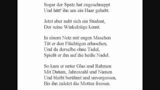 Der Ruhm - Gedicht - Wilhelm Busch