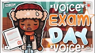📚 | EXAM DAY ROUTINE! *I FAILED* || 🔊 WITH VOICE || Toca Boca Roleplay