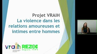 Webinaire "Violence dans les relations amoureuses et intimes entre hommes"