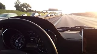 Mercedes G63 AMG Autobahn Ride - 544 PS Vmax V8 Biturbo SOUND