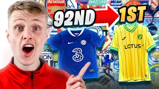 Ranking Every 22/23 HOME Football Kit In England WORST To BEST