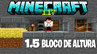 PASSAGEM SECRETA no MINECRAFT 1.17 com 1.5 BLOCO DE ALTURA - Creative Squad 3