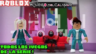 El Juego Del Calamar! Todos Los Juegos De La Serie! Lograremos Sobrevivir?!😮😲 Squid Game Roblox