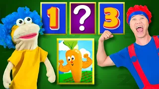 Guess by Numbers 123 with Puppets | D Billions Kids Songs