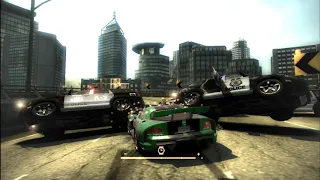 NFS Most Wanted 2005 Cop Chase Compilation - Dodge Viper