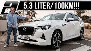 Günstiger als E-Auto fahren! | 2023 Mazda CX-60 mit 254PS und 3,3 Liter Diesel | REVIEW