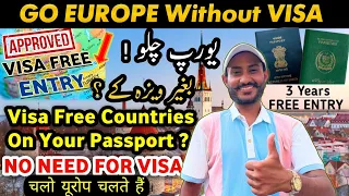 10 Countries for Pakistani Passport without Visa or E-visa || Complete guide