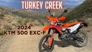 2024 KTM 500 EXC-F - Turkey Creek - Rated 8/10 Difficulty for Jeeps