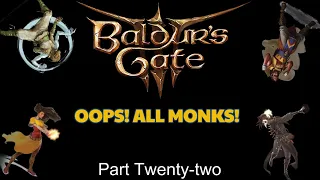 Baldur's Gate 3 | Oops! All Monks! | Part Twenty-two