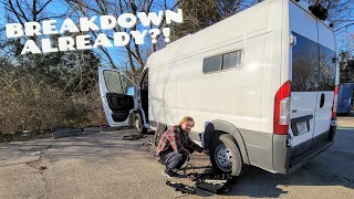 STUCK IN THE MIDDLE OF NOWHERE | Van Life Troubles