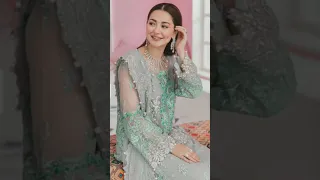 Pakistani actress hania Amir beautiful suit viral video #shortsvideo