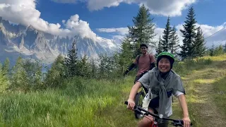 Mountain Biking + Unicycle Falls of Cliff in Chamonix ):