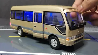Toyota Coaster 1:32 Diecast Car Model Unboxing and Review