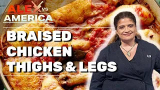 Prep School with Alex Guarnaschelli: Braised Chicken | Alex vs. America | Food Network