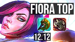 FIORA vs JAX (TOP) | 72% winrate, 9 solo kills, 13/2/0, Dominating | TR Master | 12.12