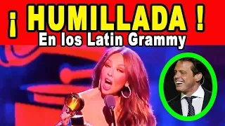 Thalia HUMILLADA en los LATIN GRAMMY por CULPA de Luis Miguel